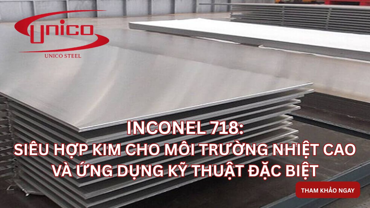 Inconel 718 – Siêu hợp kim cho môi trường nhiệt cao và ứng dụng kỹ thuật đặc biệt