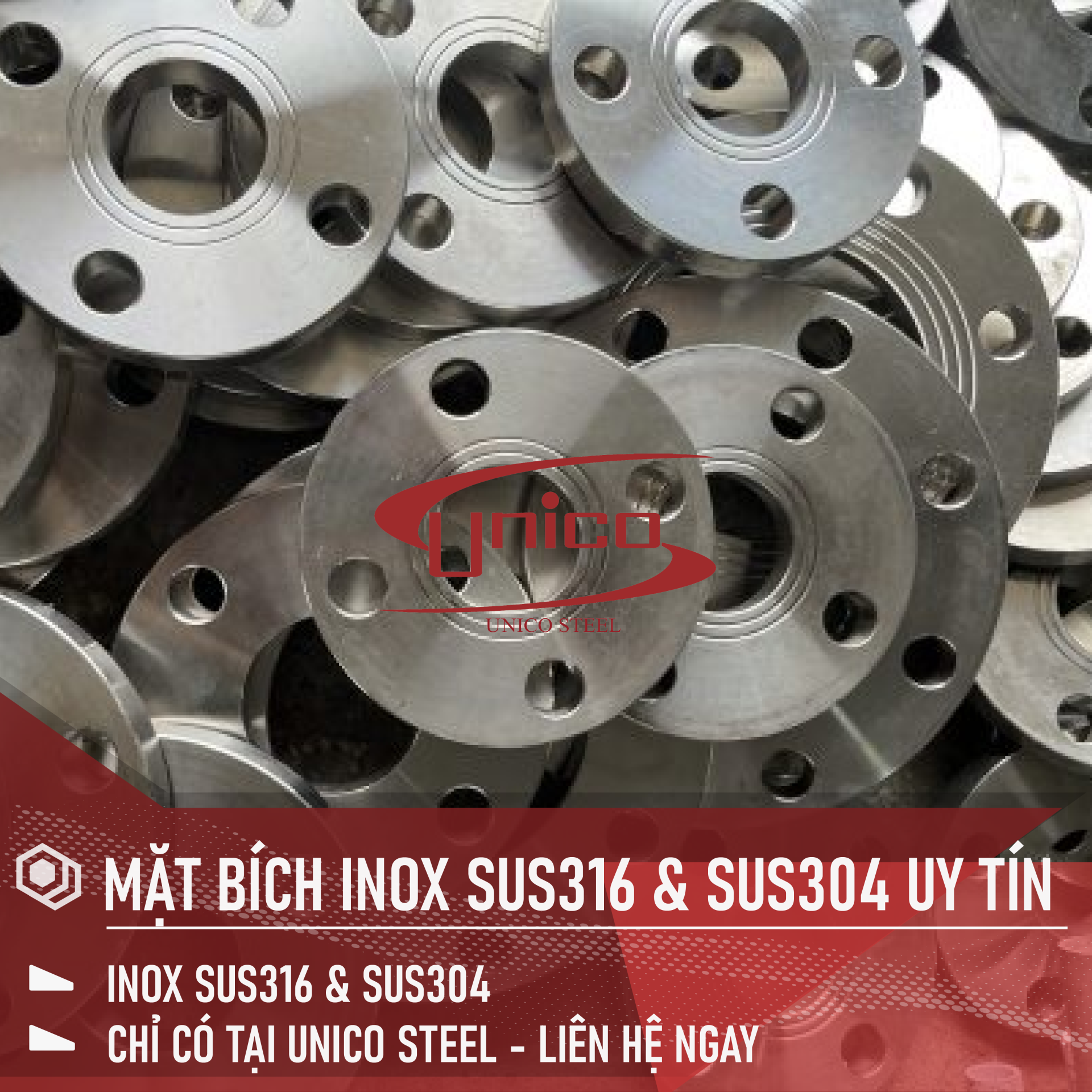 MẶT BÍCH INOX ĐƯỜNG ỐNG ÁP SUẤT CAO UY TÍN