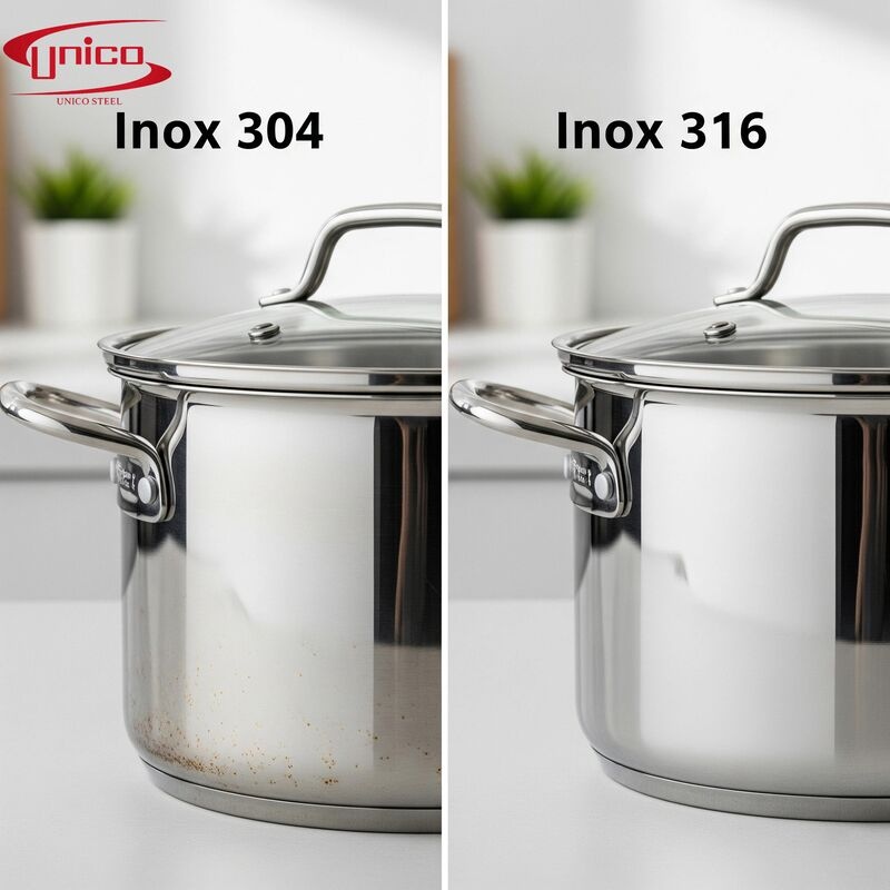 n&ecirc;n d&ugrave;ng đồ inox 304 hay inox 316