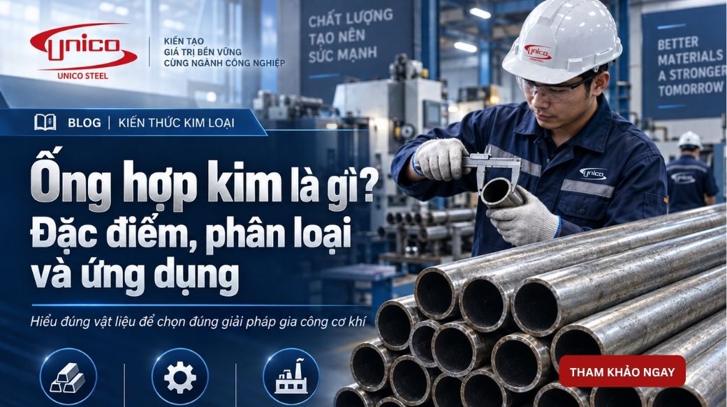 Ống hợp kim là gì? Đặc điểm, phân loại và ứng dụng
