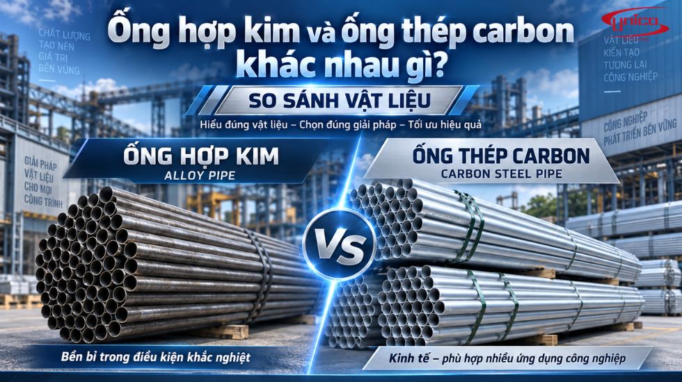Ống hợp kim và ống thép carbon khác nhau gì?