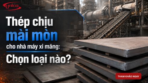Thép chịu mài mòn cho nhà máy xi măng: Chọn loại nào?
