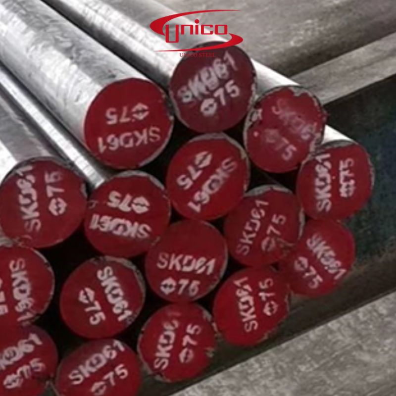 Thép SKD61: Thép khuôn nóng chịu nhiệt, chịu sốc nhiệt, dùng cho khuôn đúc áp lực và khuôn rèn nóng