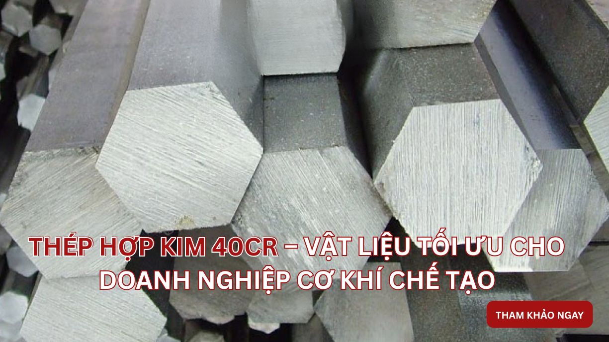 Thép hợp kim 40Cr – Vật liệu tối ưu cho doanh nghiệp cơ khí chế tạo