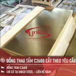 ĐỒNG THAU TẤM MÃ C2680 CẤP THEO YÊU CẦU