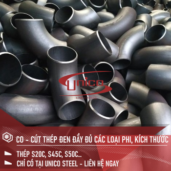 CO - CÚT THÉP ĐEN ĐẦY ĐỦ CÁC LOẠI PHI, KÍCH THƯỚC