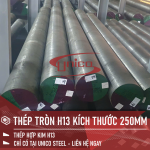 THÉP RÈN TRÒN ĐẶC H13 KÍCH THƯỚC 250MM