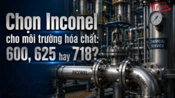Chọn Inconel cho môi trường hóa chất: 600, 625 hay 718?