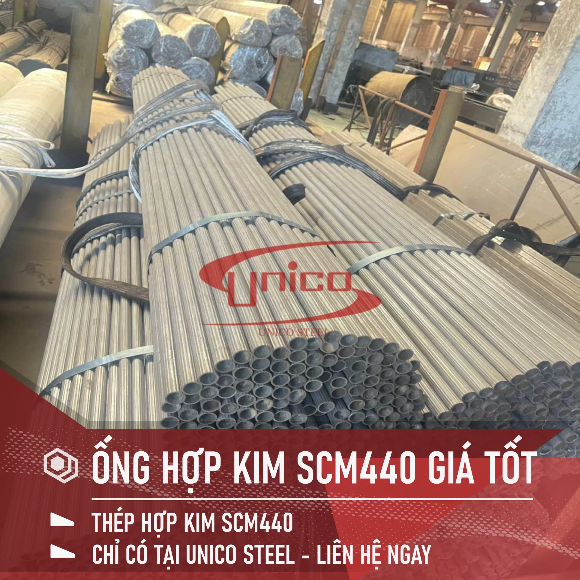 ỐNG THÉP HỢP KIM SCM440 GIÁ RẺ TẠI UNICO