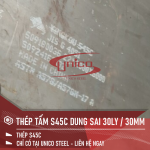 THÉP TẤM S45C DUNG SAI DÀY 30LY / 30MM