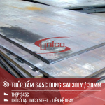 THÉP TẤM S45C DUNG SAI DÀY 30LY / 30MM