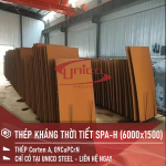 THÉP KHÁNG THỜI TIẾT SPA-H DÀI: 6000mm / RỘNG: 1250,1500mm