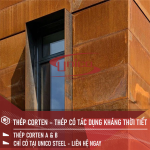 THÉP CORTEN - THÉP CÓ TÁC DỤNG KHÁNG THỜI TIẾT TỐT