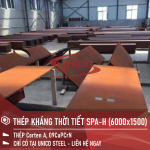 THÉP KHÁNG THỜI TIẾT SPA-H DÀI: 6000mm / RỘNG: 1250,1500mm