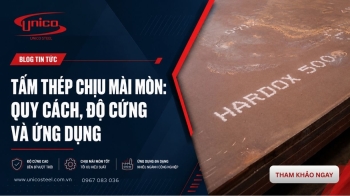 Tấm thép chịu mài mòn: Quy cách, độ cứng và ứng dụng