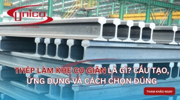 Thép làm khe co giãn là gì? Cấu tạo, ứng dụng và cách chọn đúng