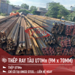 THÉP RAY TÀU U71Mn KÍCH THƯỚC (9M x 70MM)