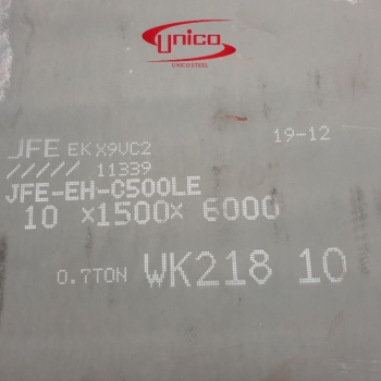 Thép tấm chịu mài mòn JFE EVERHARD: EH360, EH400, EH500 cho chi tiết công nghiệp